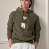 Sudadera con capucha polar Ralph Lauren Polo Bear para hombre en color oliva Sudadera con capucha polar Ralph Lauren Polo Bear para hombre en color oliva