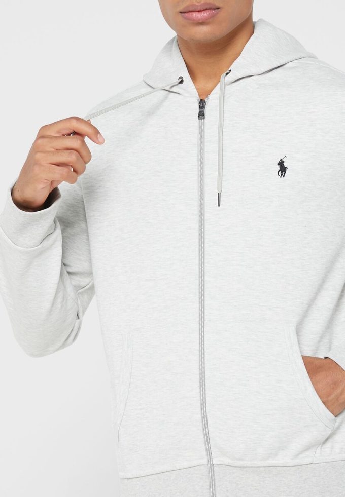 Sudadera con capucha Ralph Lauren Essential para hombre, color gris Sudadera con capucha Ralph Lauren Essential para hombre, color gris
