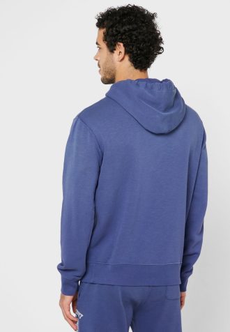 Sudadera con capucha Ralph Lauren Essential para hombre en azul marino
