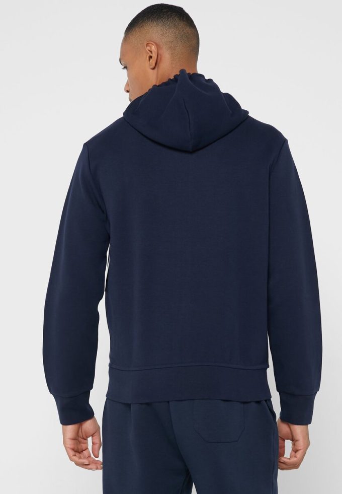Sudadera con capucha Ralph Lauren Essential para hombre en azul marino