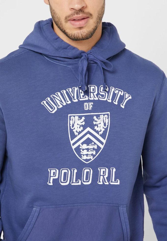 Sudadera con capucha Ralph Lauren Essential para hombre en azul marino Sudadera con capucha Ralph Lauren Essential para hombre en azul marino