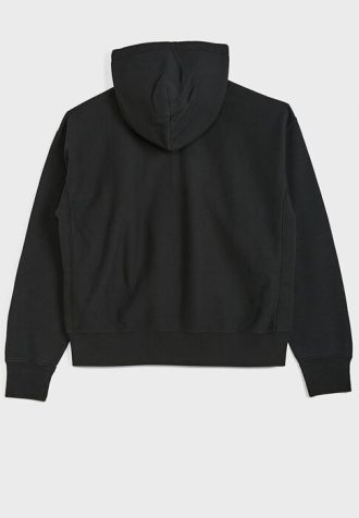 Sudadera con capucha y cordón con el logotipo de Ralph Lauren para mujer, color negro