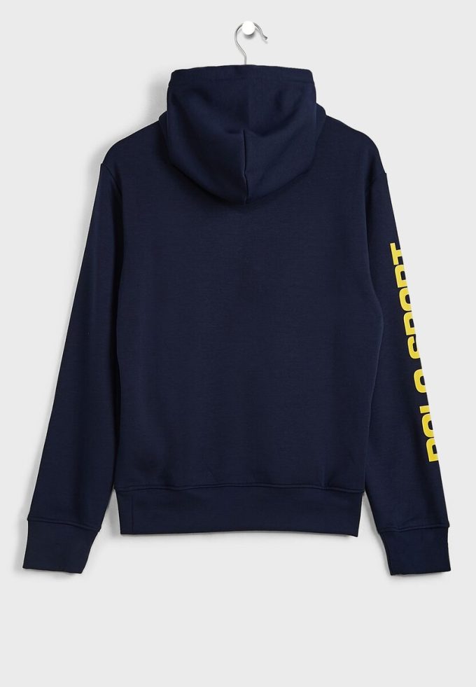 Sudadera con capucha y logo Ralph Lauren para hombre en azul marino Sudadera con capucha y logo Ralph Lauren para hombre en azul marino