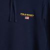 Sudadera con capucha y logo Ralph Lauren para hombre en azul marino Sudadera con capucha y logo Ralph Lauren para hombre en azul marino