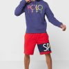 Sudadera con capucha y logotipo de Ralph Lauren para hombre en azul marino Sudadera con capucha y logotipo de Ralph Lauren para hombre en azul marino