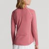 Sudadera con cremallera de un cuarto de Ralph Lauren para mujer en color rosa