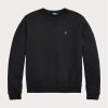 Sudadera con cuello redondo de polar Ralph Lauren negra para mujer Sudadera con cuello redondo de polar Ralph Lauren negra para mujer