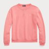 Sudadera con cuello redondo de polar Ralph Lauren para mujer de Rose Sudadera con cuello redondo de polar Ralph Lauren para mujer de Rose
