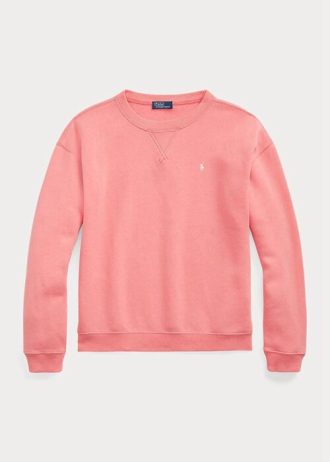 Sudadera con cuello redondo de polar Ralph Lauren para mujer de Rose
