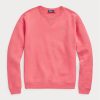 Sudadera con cuello redondo de polar Ralph Lauren para mujer de Rose Sudadera con cuello redondo de polar Ralph Lauren para mujer de Rose