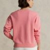 Sudadera con cuello redondo de polar Ralph Lauren para mujer de Rose Sudadera con cuello redondo de polar Ralph Lauren para mujer de Rose