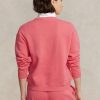 Sudadera con cuello redondo de polar Ralph Lauren para mujer de Rose Sudadera con cuello redondo de polar Ralph Lauren para mujer de Rose