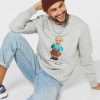 Sudadera con estampado de oso de polo Ralph Lauren para hombre en gris Sudadera con estampado de oso de polo Ralph Lauren para hombre en gris
