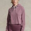Sudadera corta de algodón Ralph Lauren para mujer de Rose Sudadera corta de algodón Ralph Lauren para mujer de Rose
