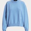 Sudadera de cuello redondo de polar Ralph Lauren azul para mujer Sudadera de cuello redondo de polar Ralph Lauren azul para mujer