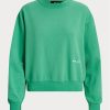 Sudadera de cuello redondo de polar Ralph Lauren verde para mujer Sudadera de cuello redondo de polar Ralph Lauren verde para mujer