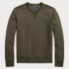 Sudadera de punto doble jaspeada Ralph Lauren para hombre en color oliva Sudadera de punto doble jaspeada Ralph Lauren para hombre en color oliva