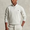 Sudadera de punto doble Ralph Lauren gris para hombre Sudadera de punto doble Ralph Lauren gris para hombre