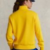 Sudadera deportiva de polar Ralph Lauren Polo amarilla para mujer Sudadera deportiva de polar Ralph Lauren Polo amarilla para mujer