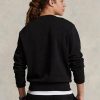 Sudadera deportiva de polar Ralph Lauren Polo negra para hombre Sudadera deportiva de polar Ralph Lauren Polo negra para hombre