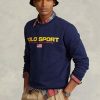 Sudadera deportiva de polar Ralph Lauren Polo para hombre en color azul marino Sudadera deportiva de polar Ralph Lauren Polo para hombre en color azul marino