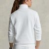 Sudadera deportiva de polar Ralph Lauren Polo para mujer en color blanco Sudadera deportiva de polar Ralph Lauren Polo para mujer en color blanco