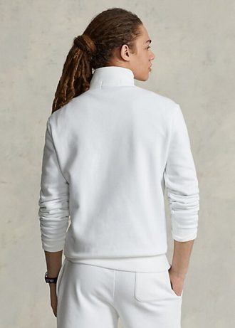 Sudadera deportiva de polar Ralph Lauren Polo para mujer en color blanco