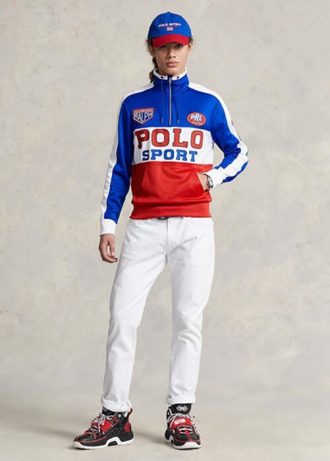 Sudadera deportiva Ralph Lauren Polo polar multicolor para hombre