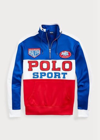 Sudadera deportiva Ralph Lauren Polo polar multicolor para hombre