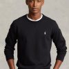 Sudadera negra de punto doble Ralph Lauren para hombre Sudadera negra de punto doble Ralph Lauren para hombre