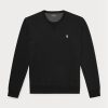 Sudadera negra de punto doble Ralph Lauren para hombre Sudadera negra de punto doble Ralph Lauren para hombre