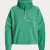 Sudadera polar de pelo alto con ribete antidesgarro de Ralph Lauren para mujer, color verde Sudadera polar de pelo alto con ribete antidesgarro de Ralph Lauren para mujer, color verde