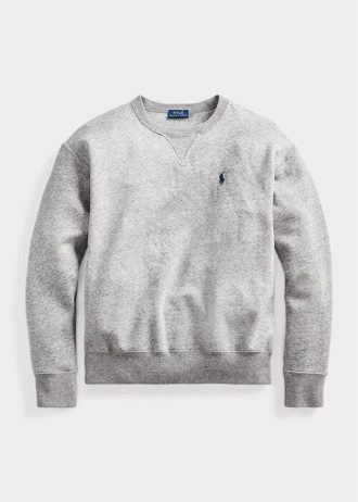 Sudadera polar Ralph Lauren gris para mujer