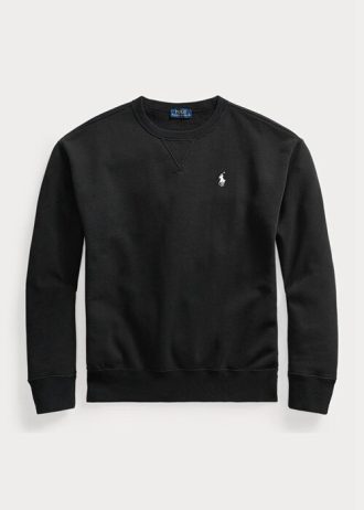 Sudadera polar Ralph Lauren negra para mujer