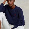 Sudadera polar Ralph Lauren para mujer en color azul marino Sudadera polar Ralph Lauren para mujer en color azul marino