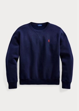 Sudadera polar Ralph Lauren para mujer en color azul marino