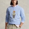 Sudadera polar Ralph Lauren Polo Bear azul para hombre