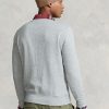 Sudadera polar Ralph Lauren Polo Bear gris para hombre