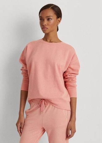 Sudadera polar Ralph Lauren rosa para mujer
