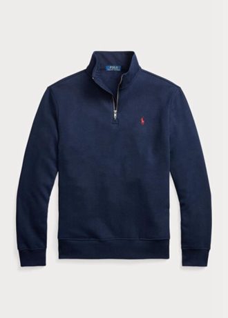 Sudadera polar Ralph Lauren The RL para hombre en azul marino