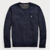 Sudadera Ralph Lauren de punto doble para hombre en azul marino Sudadera Ralph Lauren de punto doble para hombre en azul marino