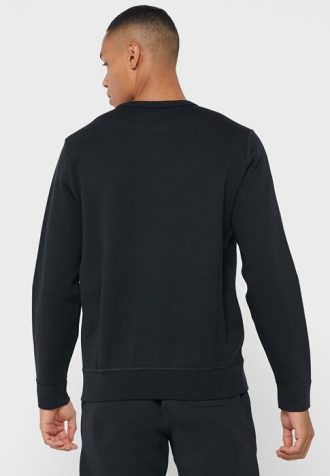 Sudadera Ralph Lauren Essential negra para hombre
