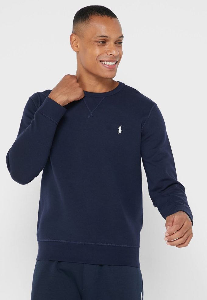 Sudadera Ralph Lauren Essential para hombre en azul marino Sudadera Ralph Lauren Essential para hombre en azul marino