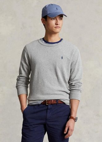Sudadera Ralph Lauren Spa Terry gris para hombre