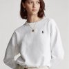 Sudaderas polares Ralph Lauren blancas para mujer Sudaderas polares Ralph Lauren blancas para mujer