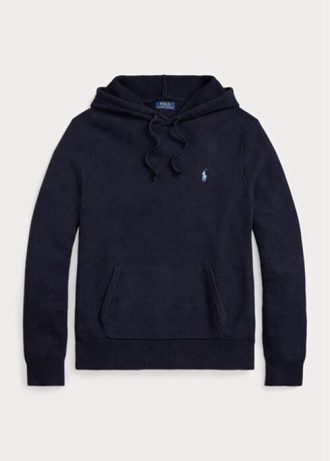 Suéteres con capucha de algodón texturizado Ralph Lauren para hombre en color azul marino Suéteres con capucha de algodón texturizado Ralph Lauren para hombre en color azul marino
