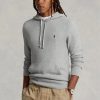 Suéteres con capucha de algodón texturizado Ralph Lauren para hombre en gris