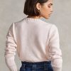 Suéteres de algodón con la bandera del poni rosa de Ralph Lauren para mujer
