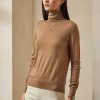 Suéteres de cuello alto de cachemira Ralph Lauren para mujer en color marrón Suéteres de cuello alto de cachemira Ralph Lauren para mujer en color marrón