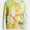 Suéteres de cuello redondo de algodón con estampado multicolor de Ralph Lauren para mujer Suéteres de cuello redondo de algodón con estampado multicolor de Ralph Lauren para mujer